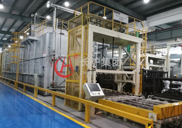 Basket type Heat Treatment Production Line with Roller Transmission