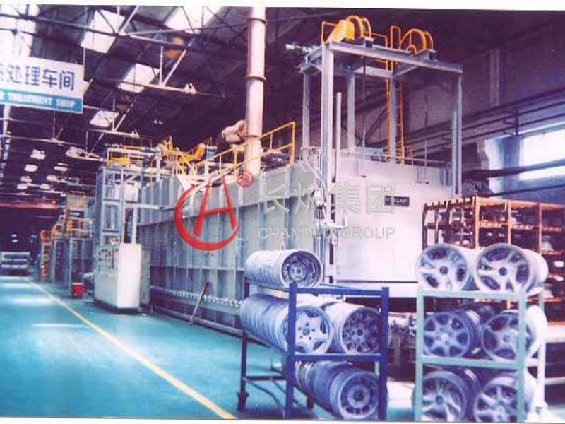 Line of roller type Heat-Treatment furnace for aluminum alloy