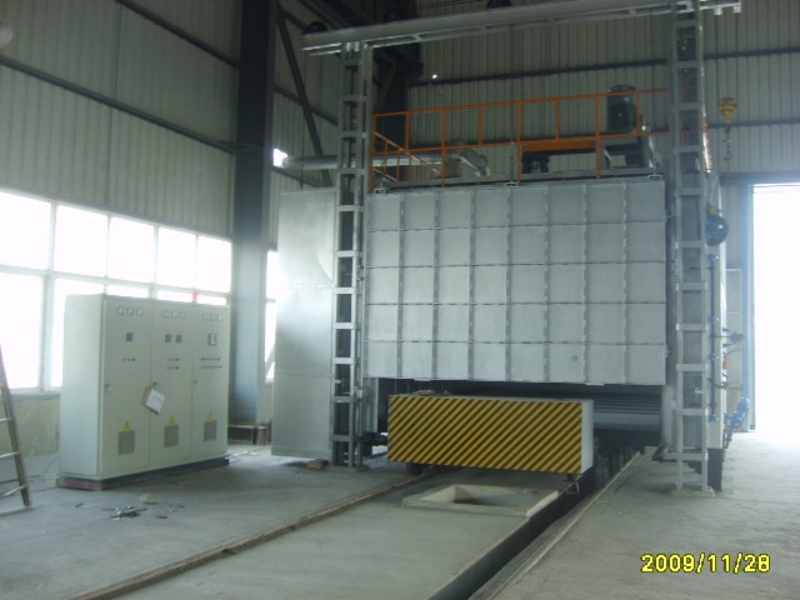 Large trolley furnace