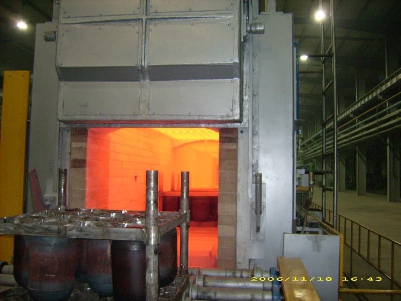 Steel cylinder stick furnace